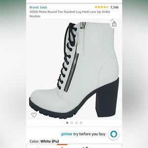 Soda booties / combat style